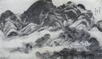 Schiarita dopo la pioggia sul Monte Inwang da Jeong Seon